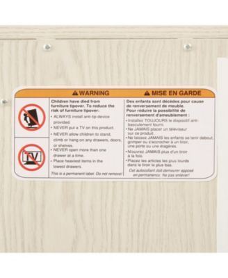 58" Modern White TV Stand with 2-Door Storage