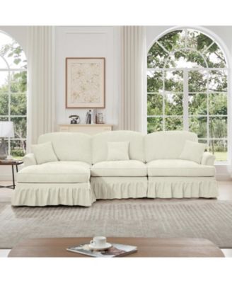 Streamdale Mid Century Modular Sectional Sofa with Ottoman