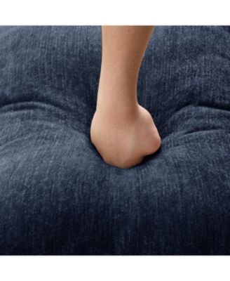 Streamdale Blue Modular Sofa Set with Flared Arms & Removable Skirts