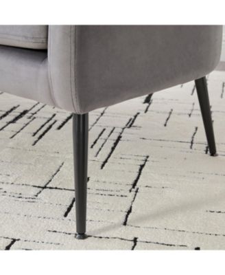 Velvet Loveseat Settee with Pillows - Small Sofa for Small Spaces