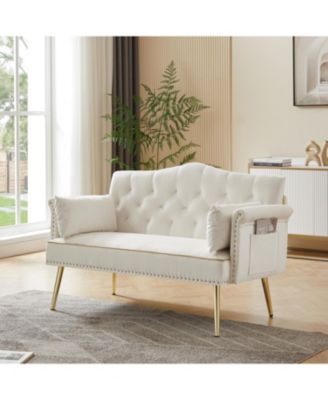 Velvet Loveseat Sofa