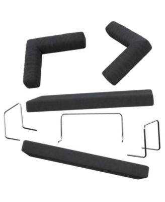 Modular sofa convertible pudding block sofa bed with armrests