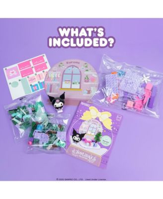 Sanrio Hello Kitty and Friends Holiday Collection Cute Building Block Set Fan Gift, Birthday, Stress Relief, Party Favor, Collectible Toy