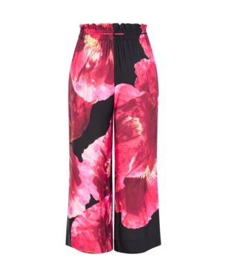 Plus Size Shania Floral Print Wide Leg Pant