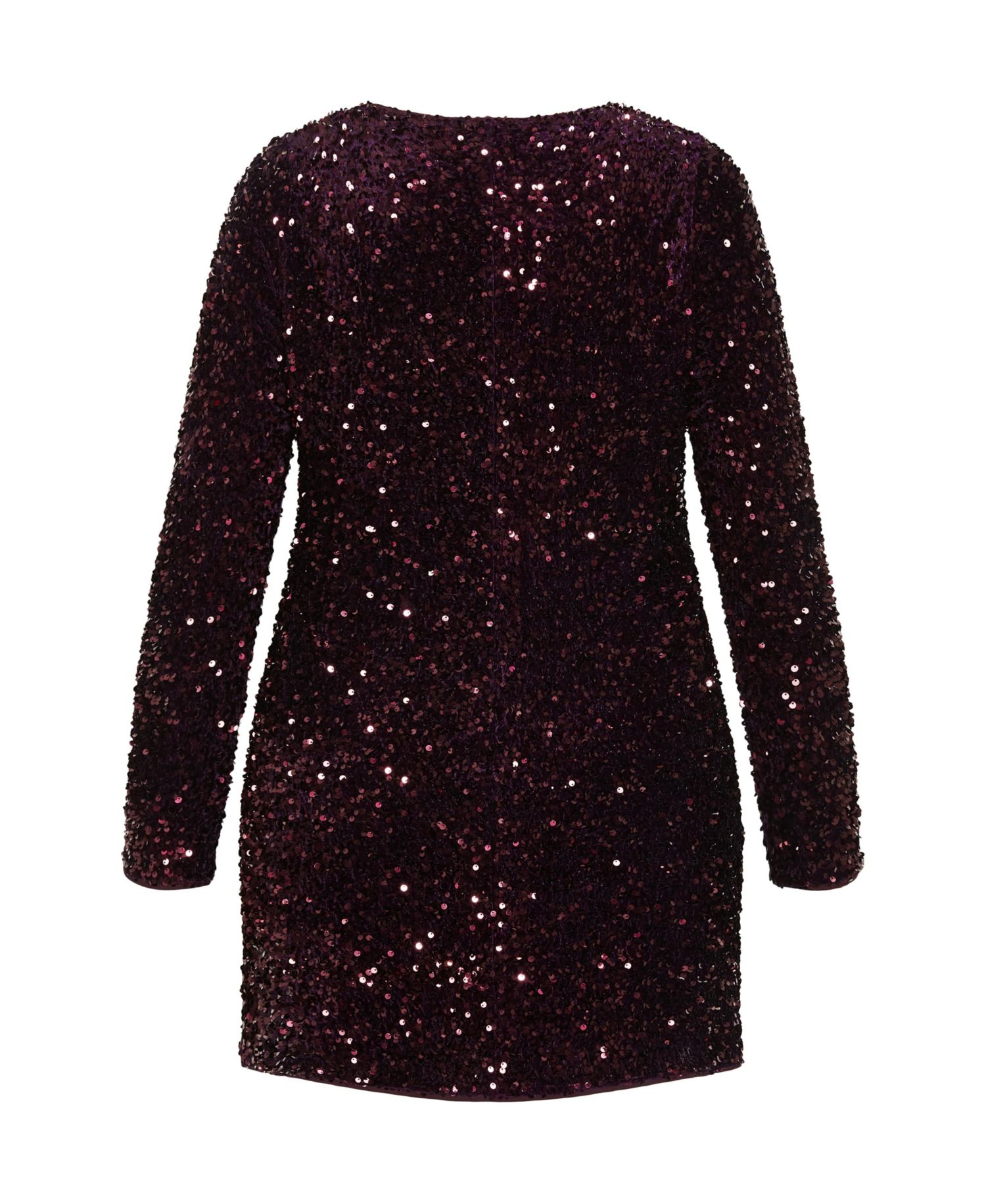 Plus Size Sequin Eclipse Dress