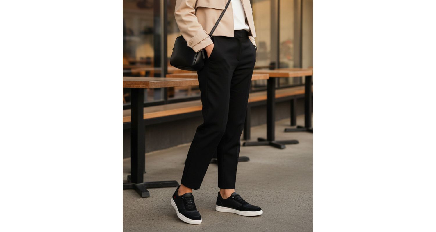 Womens Main Street Hands-Free Slip On Technology Fashion Sneakers