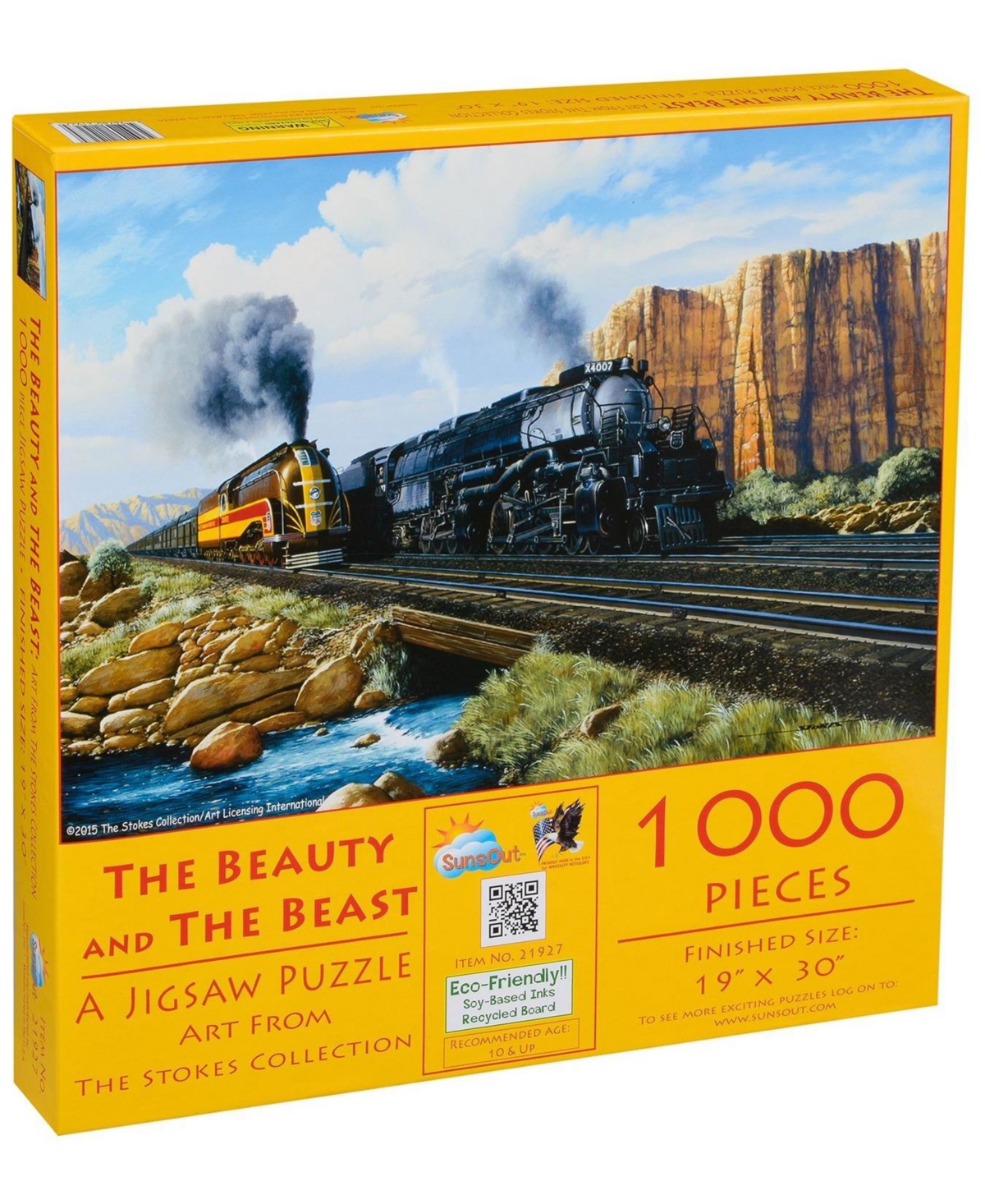 SunsOut Beauty and the Beast 1000 piece Jigsaw Puzzle for Adults