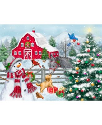 Winter Farm 1000 piece Jigsaw Puzzle for Adults