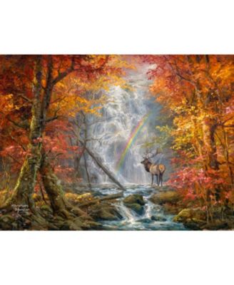 Wapiti Falls 500 piece Jigsaw Puzzle for Adults