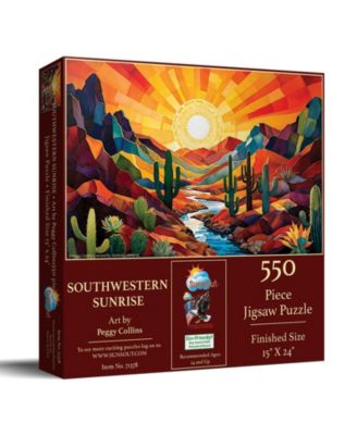 Southwestern Sunrise 550 piece Jigsaw Puzzle for Adults