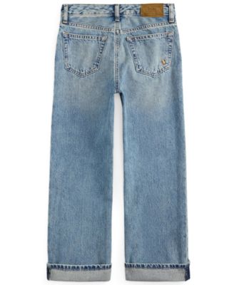 Girls' 7-16 High-Rise Wide-Leg Jeans