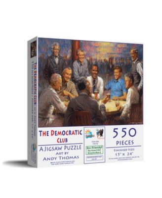 The Democratic Club 550 piece Jigsaw Puzzle for Adults