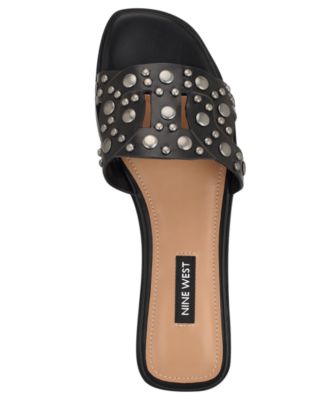 Women's Gomaz Embellished Flat Slip-On Sandals