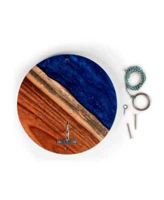 The River Epoxy Resin With Live Edge Acacia Wayfarer Art Hook Ring Game