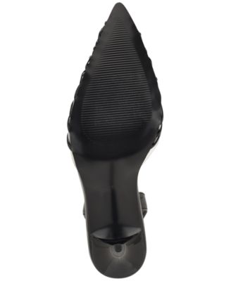 Women's Pemma Woven Slingback Stiletto Pumps