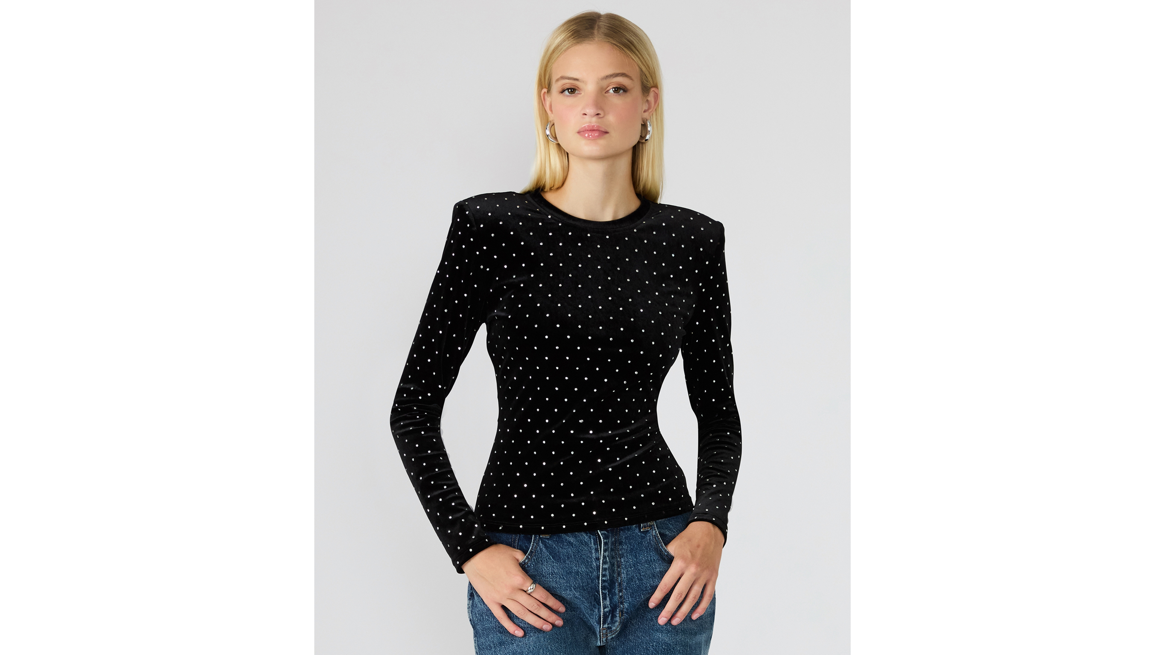 Steve Madden Women's Maddilyn Embellished Top