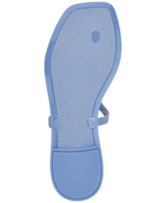 Women's Ellye Jelly Logo T-Strap Flat Sandals