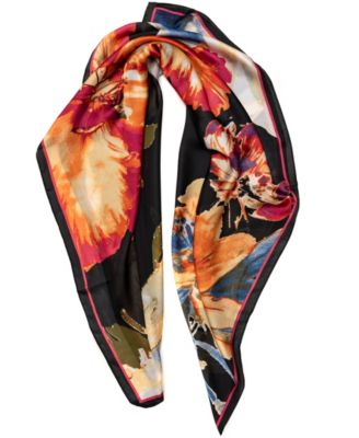 Exploded Blooms Square Scarf