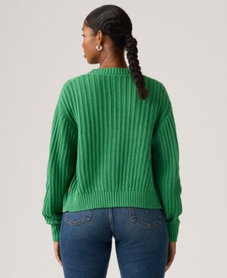 Women's Snowflake Long Sleeve Cardigan Sweater