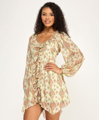 Women's Ruffle Front Dress