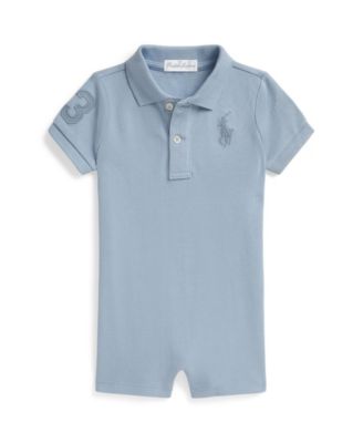 Polo Ralph Lauren Baby Boys Two-Button Placket Shortall - Estate Blue 30$