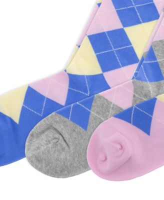 Men's 3-Pack Argyle Dress Socks