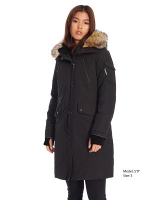 Women's Laurentian | Long Parka Winter With Faux Fur Hood