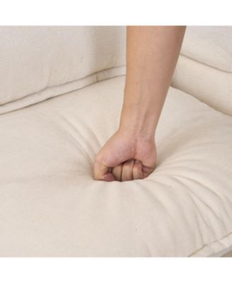 Streamdale Modern U-Shaped Sofa with Console, USB, Sleeper Couch