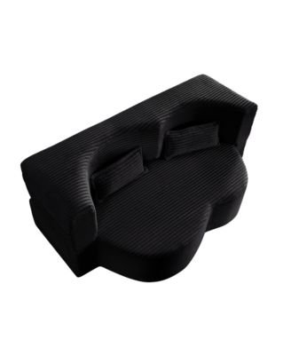 Corduroy Foam Sleeper Sofa Bed with Pillows