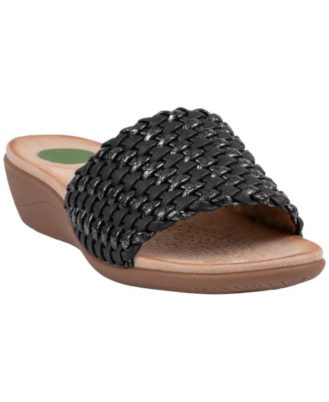 Женские сандалии GC Shoes Atenes Woven Comfort, цвет: Чёрный