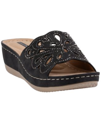 Women's Izzy Embellished Wedge Sandals