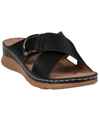 Women's Eanna Crisscross Hardware Comfort Sandals