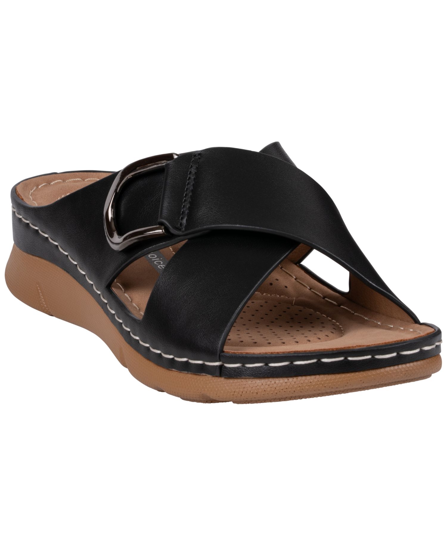 Women's Eanna Crisscross Comfort Wedge Sandals