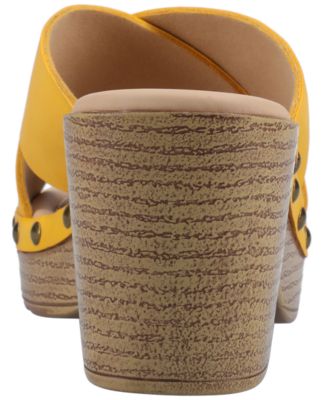 Women's Silvana Studded Stacked Heel Sandals