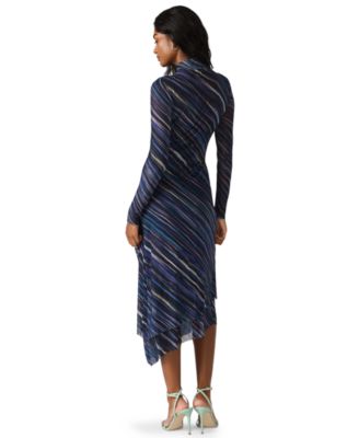 Women's Blare Mock Neck Bodycon Midi Dress