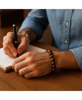 Raja Tiger Eye Stretch Beaded Bracelet