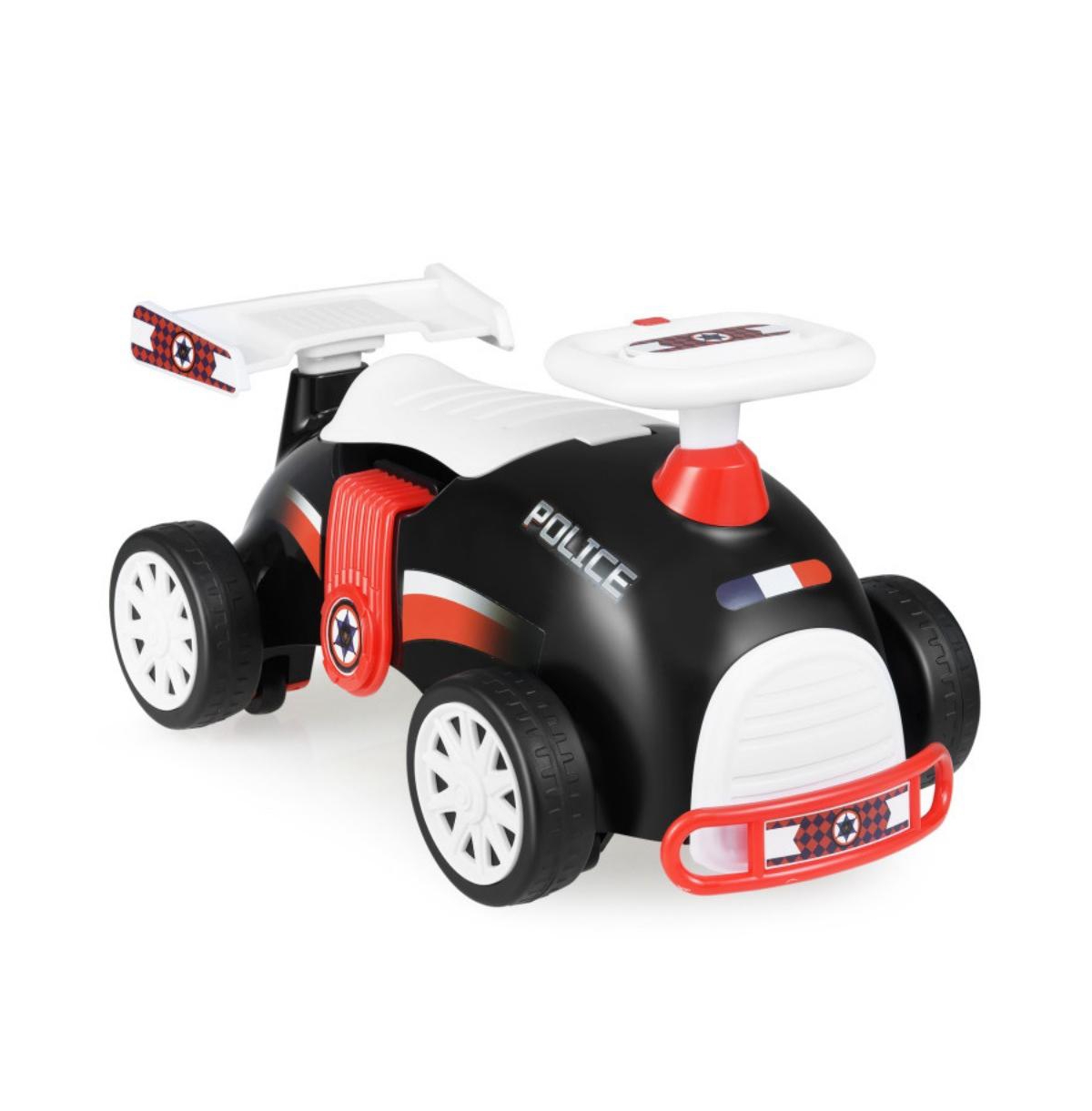Kids Ride On Push Car with Music Storage Seat and Easy Maneuvering Wheels