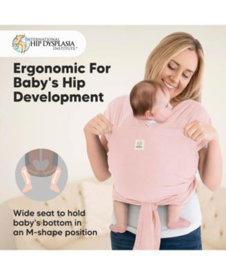D-Lite Baby Wrap Carrier, Adjustable Baby Carrier, Baby Sling, Newborn, Infant, Toddler 7-44lbs