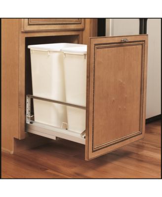 Double Pullout 50 qt. Kitchen Trash Can w/ Soft-Close, 5349-2150DM-2