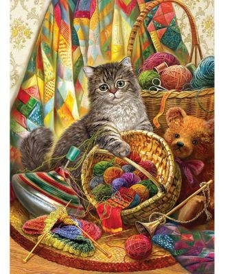 Kitten and Wool 1000 piece Jigsaw Puzzle for Adults