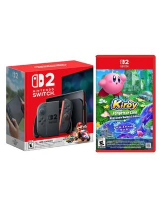 Switch 2 Console with Mario Kart World and Kirby and the Forgotten Land Bundle