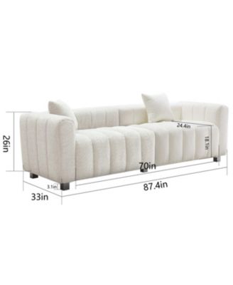 Premium Velvet Sofa 3-Seater Couch