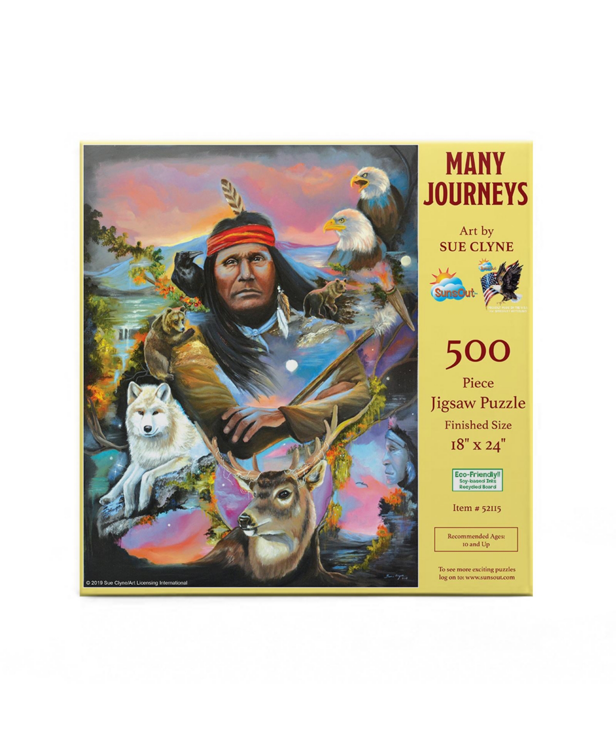 SunsOut Many Journeys 500 piece Jigsaw Puzzle for Adults