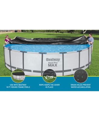 Flowclear Round 18' Pool Cover for Above Ground Frame Pools (Cover Only)
