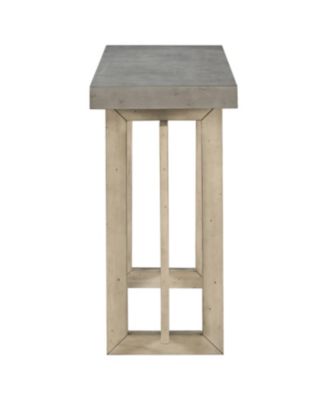 Contemporary Console Table with Wood Top, Extra Long Entryway Table for Entryway, Hallway, Living Room, Foyer, Corridor