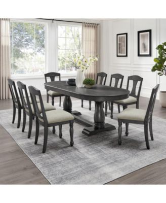 Mid-Century Modern Upholstered Dining Chairs (Set of 2) for Kitchen, Living Room