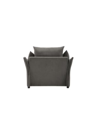 Modern Style Chenille Oversized Armchair Accent Chair Single Sofa Lounge Chair for Living Room, Bedroom