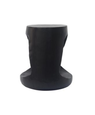 Hollow Side Table, Wood-like texture