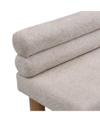 Boucle Ottoman Bench