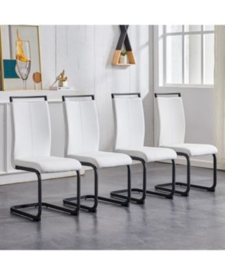 Modern PU Leather Dining Chair (Set of 4)
